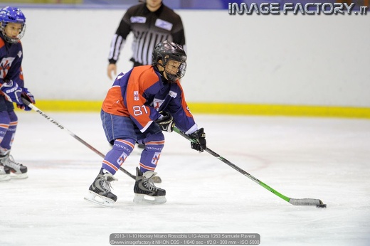 2013-11-10 Hockey Milano Rossoblu U12-Aosta 1263 Samuele Ravera